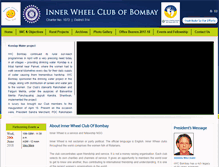 Tablet Screenshot of innerwheelbombay.com